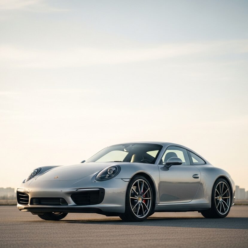 porsche-german-soul 静かに停車しているポルシェ